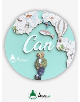 Bebek Kapı Süsü-Gezgin Teddy